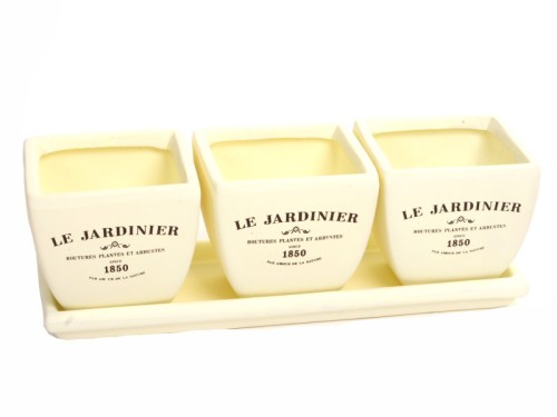 Ceramiczne osłonki na doniczki