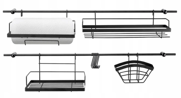 reling kuchenny z haczykami i koszykami.jpg