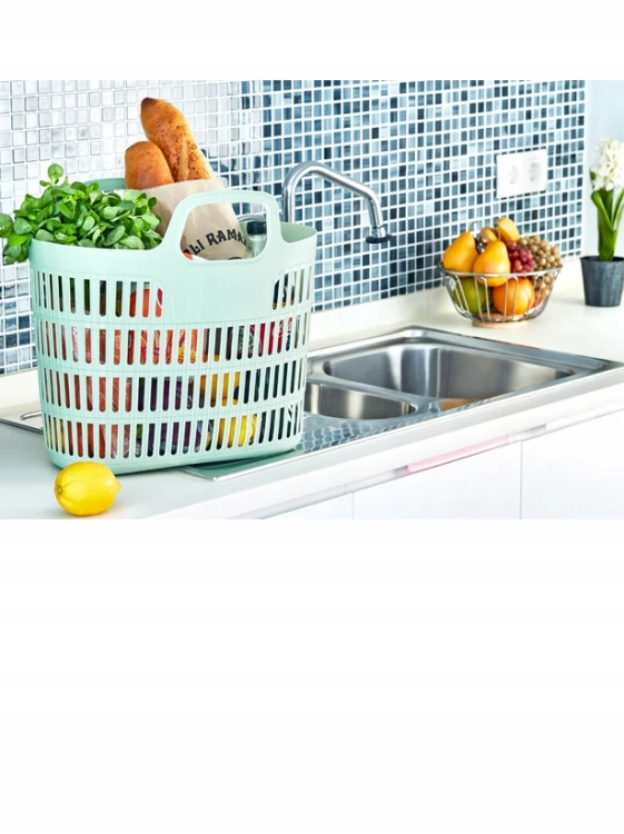 Torba na zakupy TORBA ZAKUPOWA KOSZYK 25L 7207 szara