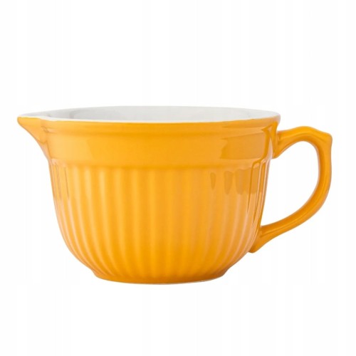 Miska ceramiczna z uchwytem miska z wylewką jesień 550 ml 6708