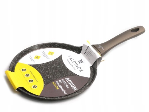 Patelnia do naleśników nieprzywierająca indukcja gaz Valdinox 24 cm 9587