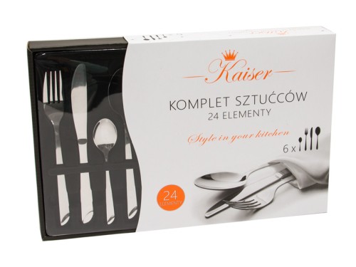Sztućce komplet 24 elemetny