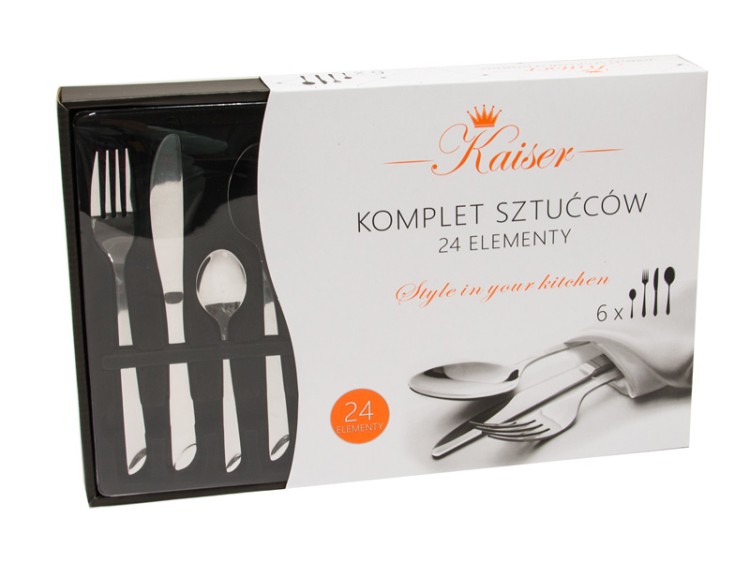 Sztućce komplet 24 elemetny