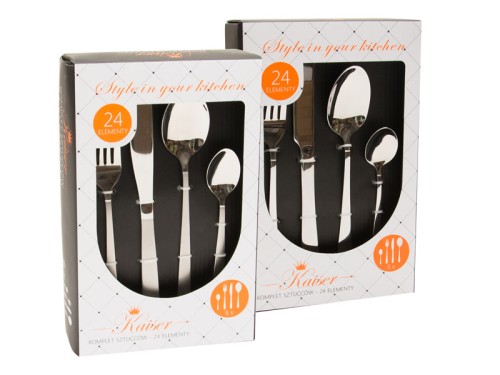 Sztućce komplet - wzory